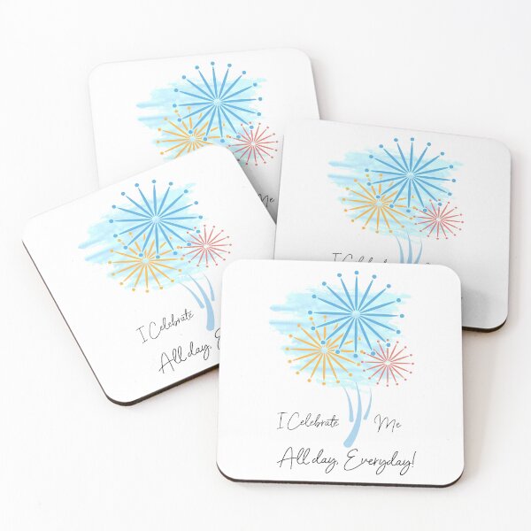 Item preview,  Colorful minimalist abstract firework  Inspirational self care I celebrate me   designed and sold by sinceanna.