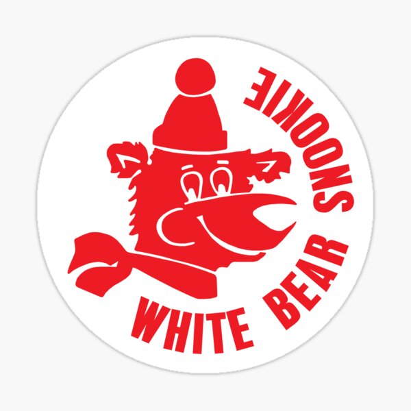White Bear Snookie Sticker