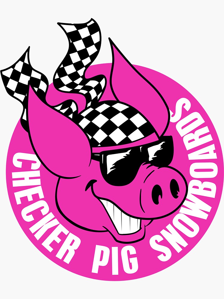 Checker Pig Logo