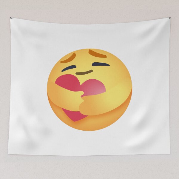 Item preview, New FB Care Emoji - Hug Heart Caring Emoji Classic , stay safe . designed and sold by anasdaghai98.