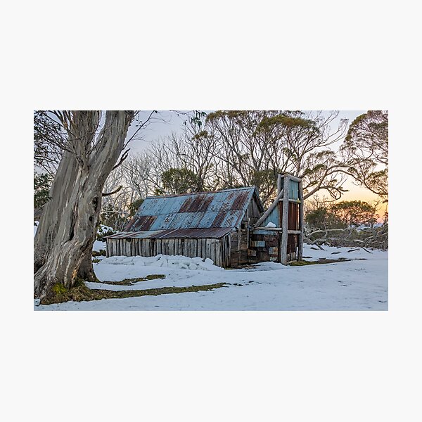 Item preview, Hut in the Snow designed and sold by Mark Lucey.