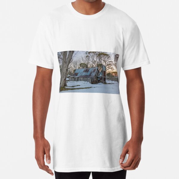 Hut in the Snow Long T-Shirt