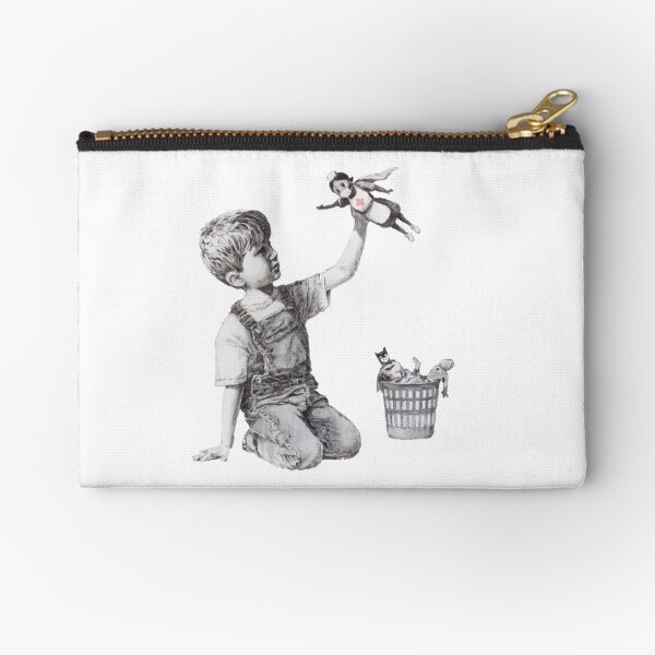 BANKSY Superhero Nurse Zipper Pouch