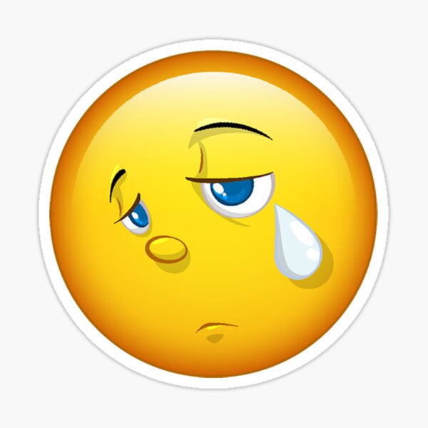 Cry Laughing Emoji Stickers Redbubble - bawling emoji roblox
