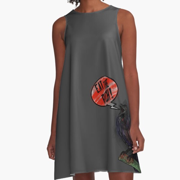 Eat the Rich A-Line Dress