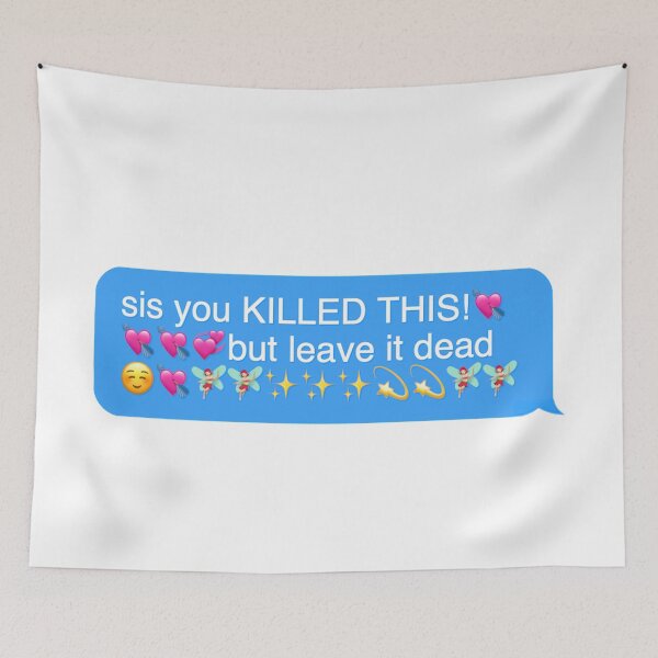 Item preview, sis you killed this but leave it dead designed and sold by Designed By Rachel.