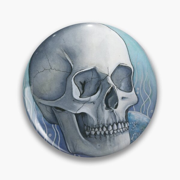Item preview, Blue Space Skull designed and sold by astraldream.