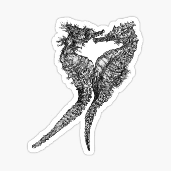 Chris and Gladis - Seahorses in love Sticker