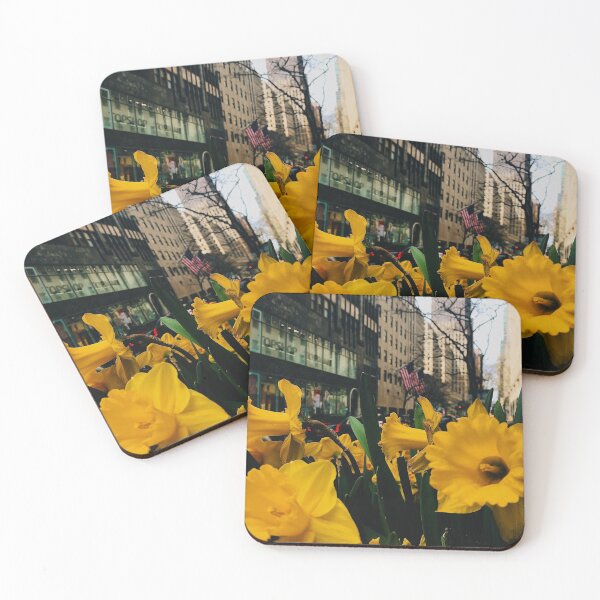 Item preview, Yellow Daffodils Blooming on Fifth Ave in New York designed and sold by Candace Offman.