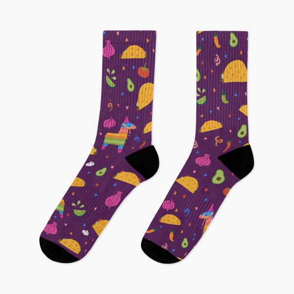 Item preview, Taco Fiesta in Purple designed and sold by latheandquill.