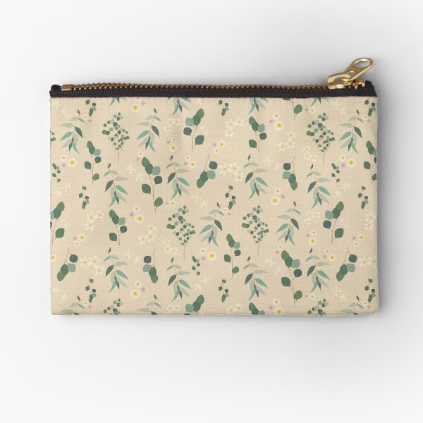 Classic California Floral Pattern (Large) Zipper Pouch