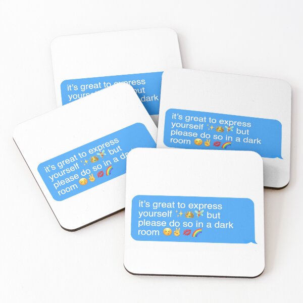 Item preview, it’s great to express yourself, but please do so in a dark room designed and sold by Designed By Rachel.