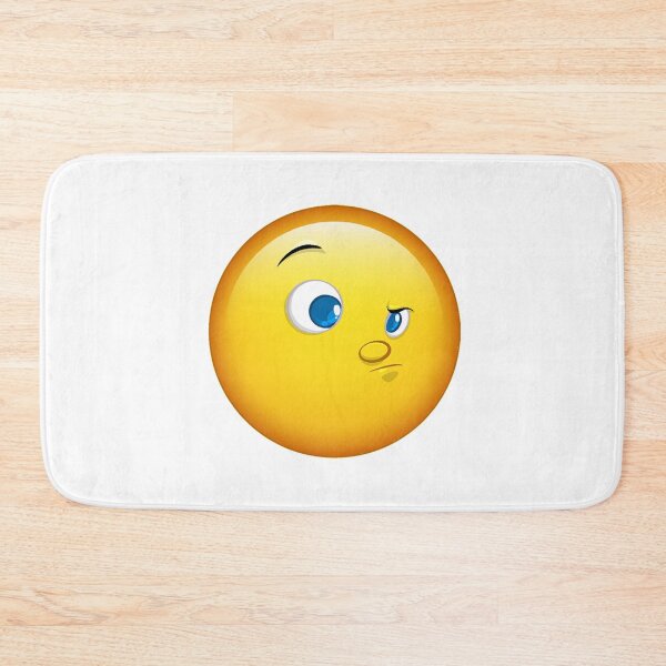 Item preview, Skeptical Face Emoji designed and sold by Sean  Sautter.