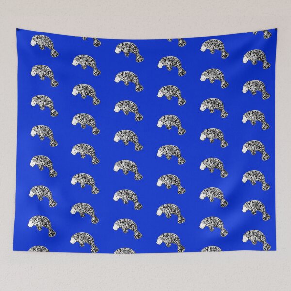 Item preview, Florida Manatee Blue designed and sold by LuckiiArts.