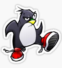 Angry Tux Sticker