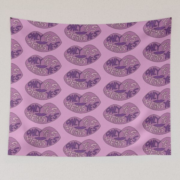 Item preview, Only Yes Means Yes Purple designed and sold by derekofspades.