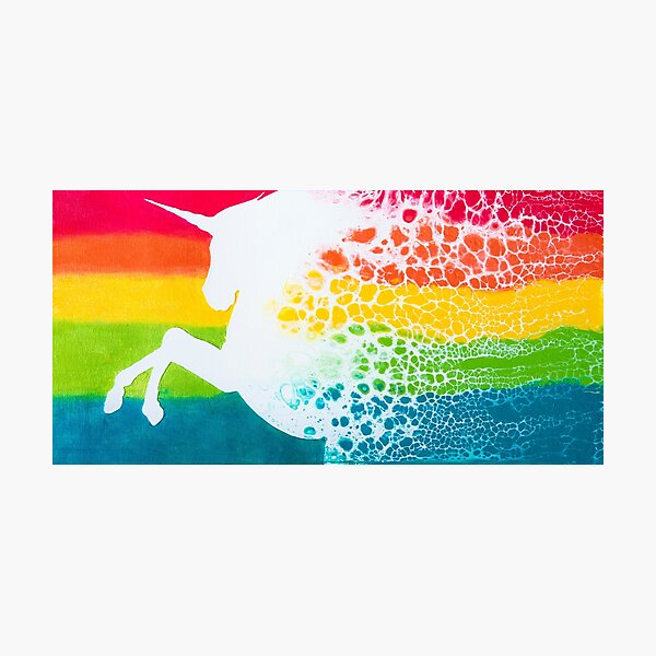Artikelvorschau, Regenbogen-Einhorn entworfen und verkauft von CraftyJenn.