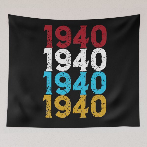 Item preview, Vintage And Retro Classic 1940: Funny 80th Birthday Gift Idea. designed and sold by cutitoutsir.