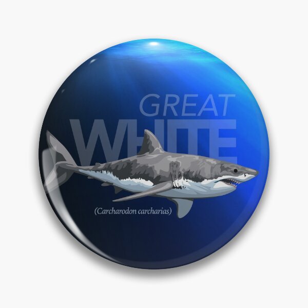 Item preview, The Great White Shark designed and sold by Laughing Devil Tees.