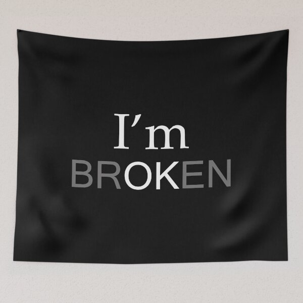 Item preview,  I'M BROKEN T-Shirt  Slim Fit T-Shirt designed and sold by sfyn-na.