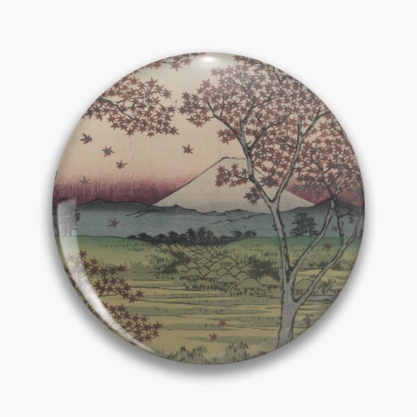 Item preview, Mount Fuji from Tokyo with red maple trees designed and sold by gtcdesign.