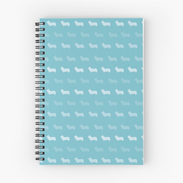 Item preview, Light Blue Corgi Silhouette Pattern designed and sold by kmkmonkay.