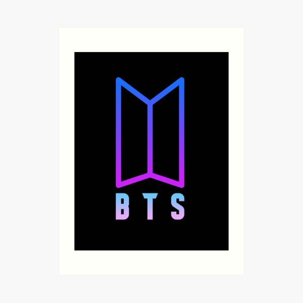 Lámina artística «Símbolo BTS» de wamy870 | Redbubble