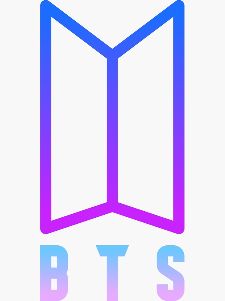 "BTS Symbol" Sticker for Sale by wamy870 | Redbubble