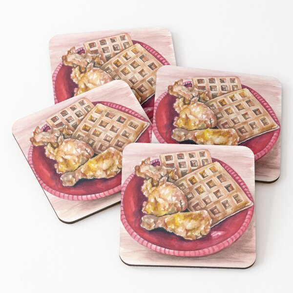 Item preview, Pollo y gofres designed and sold by Persis Johnson.
