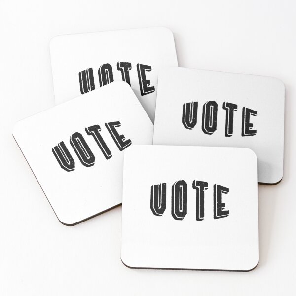 Item preview, VOTE Political Mask Black and White Democrat Republican Liberal Conservative Be a Voter designed and sold by gillys.