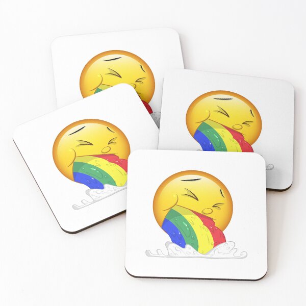Item preview, Rainbow Vomit Emoji designed and sold by Sean  Sautter.