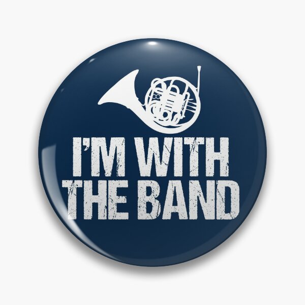 Item preview, Funny French Horn - I'm With the Band designed and sold by Epic Love Designs.