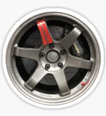 Volk Racing, TE37SL Superlap - Can't time attack without it! Sticker