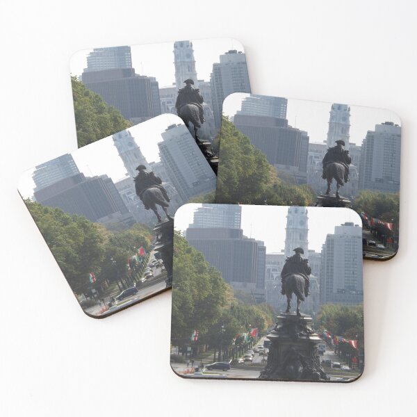 Item preview, Statue, Benjamin Franklin Parkway, City Hall, Philadelphia, Pennsylvania  designed and sold by lenspiro.