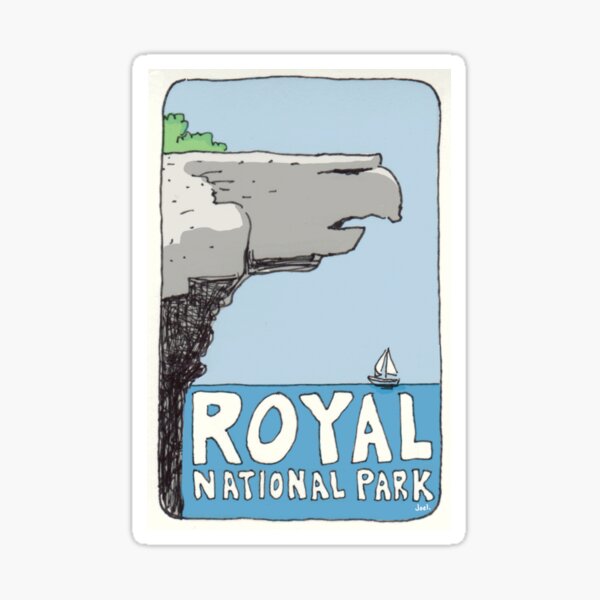 Item preview, Travel sticker: Royal National Park, Eagle Rock designed and sold by Joel Tarling.