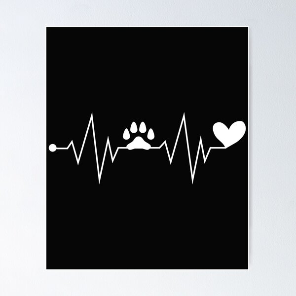Item preview, Dog Love Heartbeat,Dog Lover,Dog Mom  designed and sold by khalilelk.