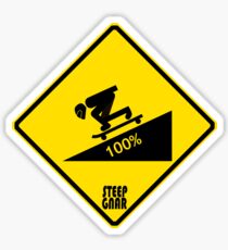 Steep gnar Sticker