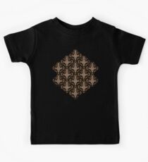 Leaf on the Wind Damask Kids Tee