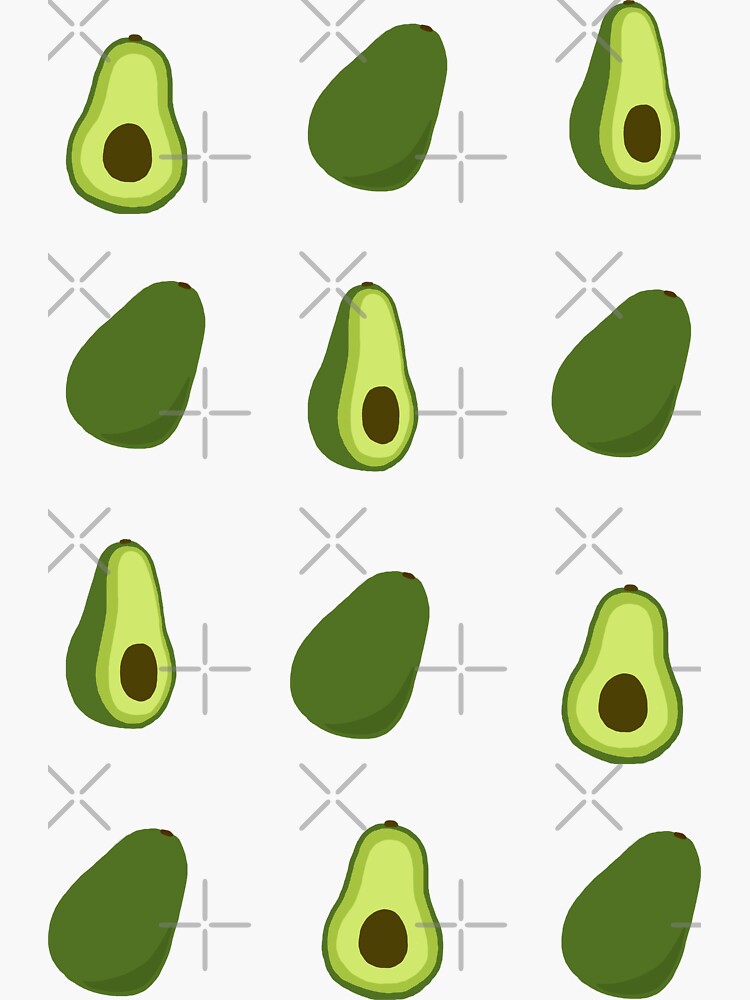 "When Life Gives You Avocados" Sticker for Sale by kdm1298 Redbubble