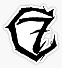 7c Black Sticker