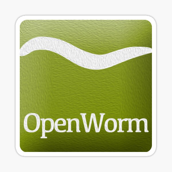 OpenWorm Logo Oil Sticker
