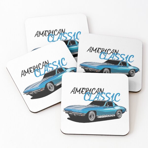 Item preview, Sky Blue 1967 Corvette C2 Stingray Front Side designed and sold by Enthusiast Designs.