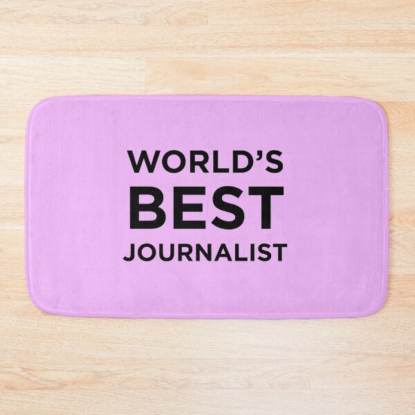 Item preview, World’s Best Journalist designed and sold by Cheesy06.