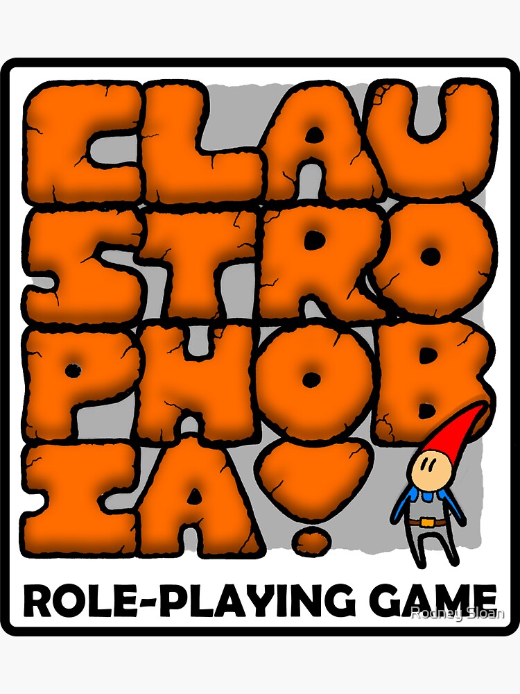 Thumbnail 3 of 3, Sticker, Claustrophobia Role-Playing Game designed and sold by CptPhoenix.