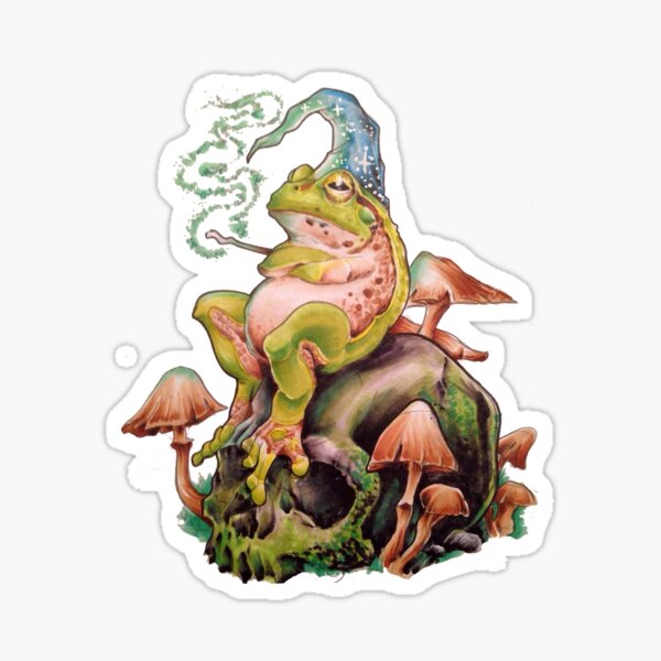 The Frog Wizard Sticker