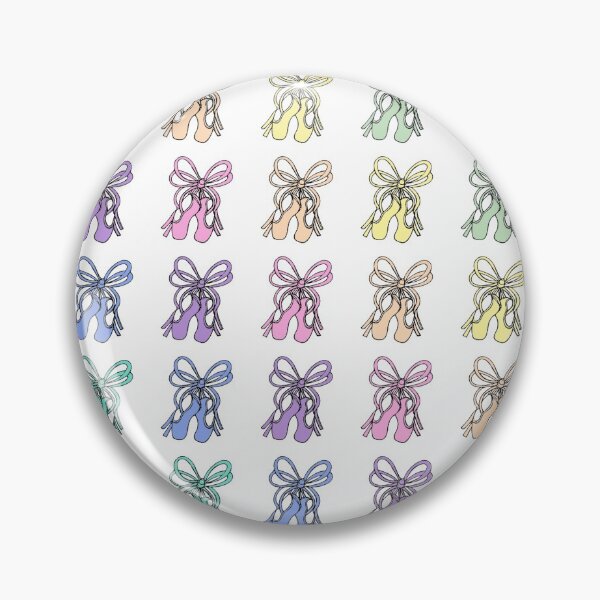 Item preview, Rainbow ballet shoes pattern designed and sold by LittleBettyMakes.