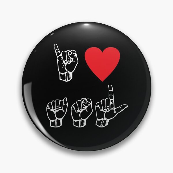 Item preview, I Love American Sign Language I Heart ASL designed and sold by ASLstyles.