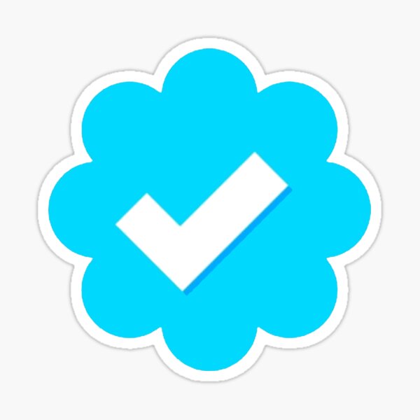 Twitter Verified Sticker