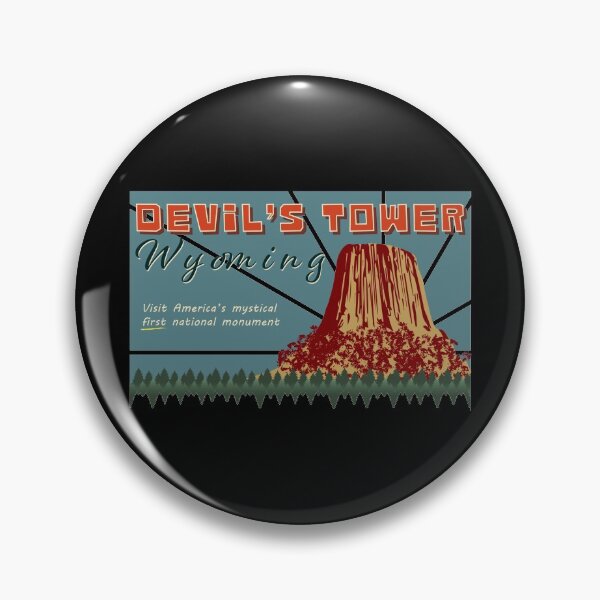 Item preview, Devil's Tower Tourist designed and sold by CuriousCurios.