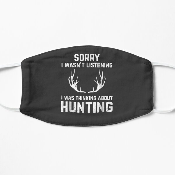 Funny Hunting Gift for Bow and Rifle Deer Hunters Flat Mask